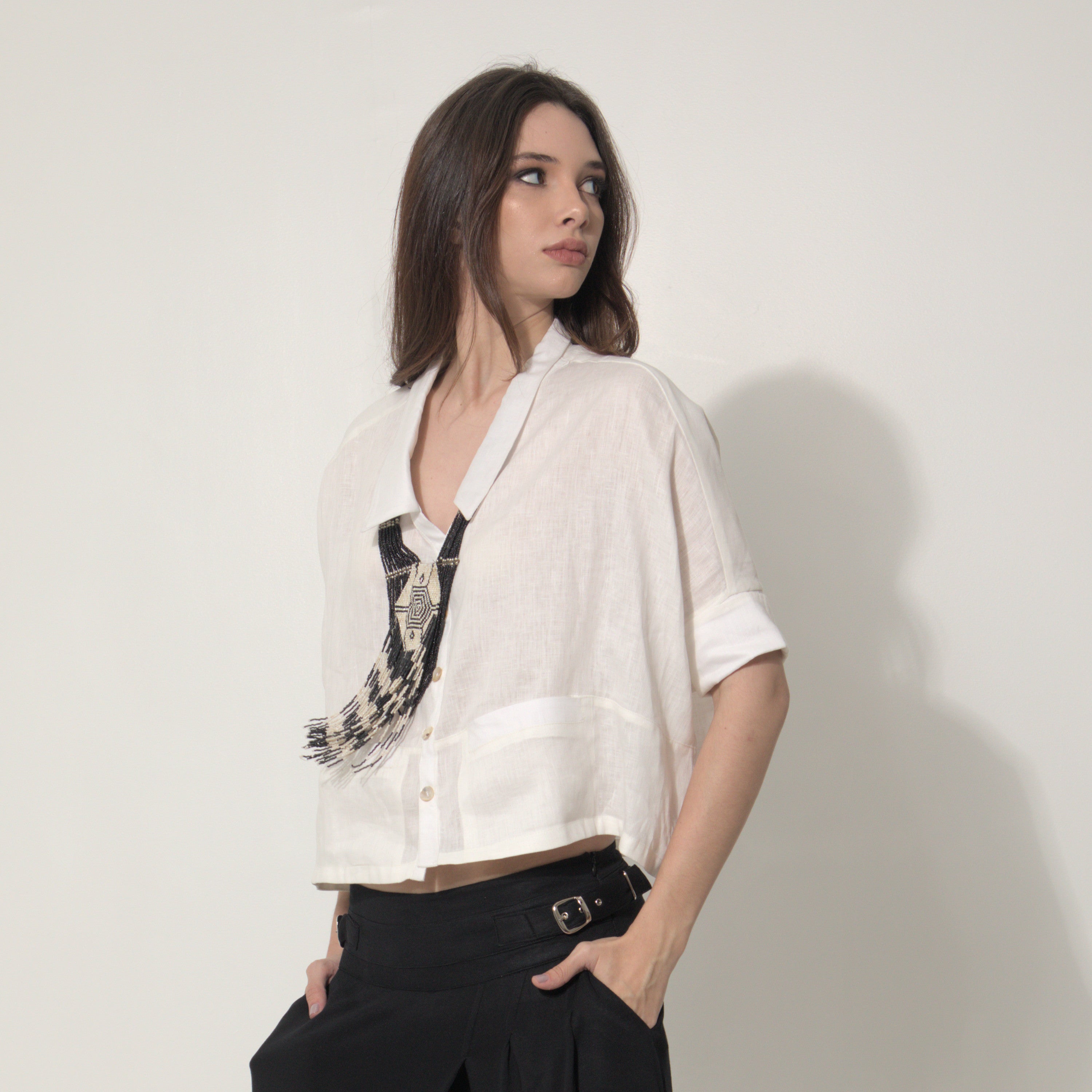 Colar étnico de miçangas