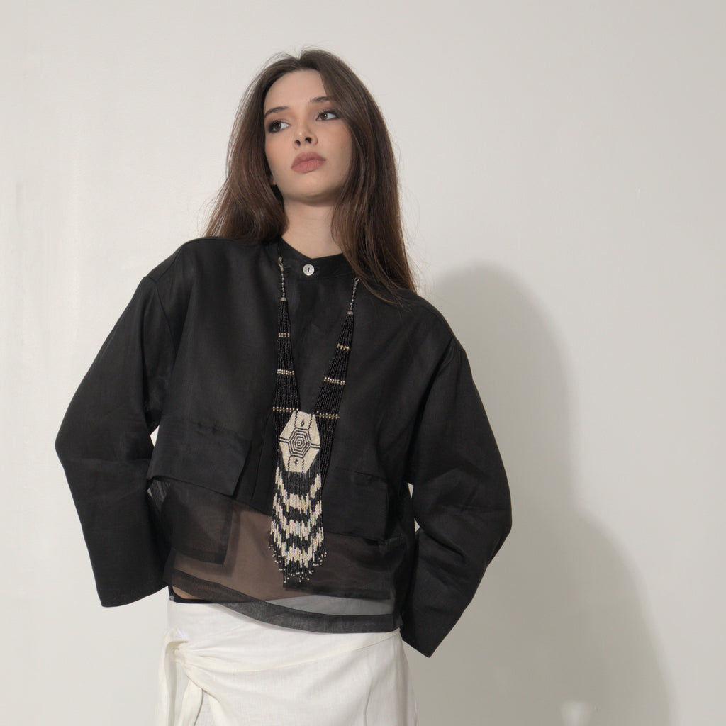 Colar étnico de miçangas