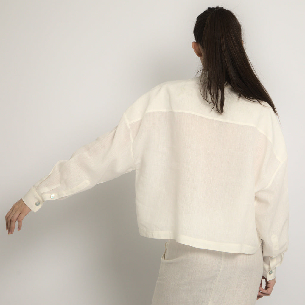 Kamala - Camisa em linho natural indiano