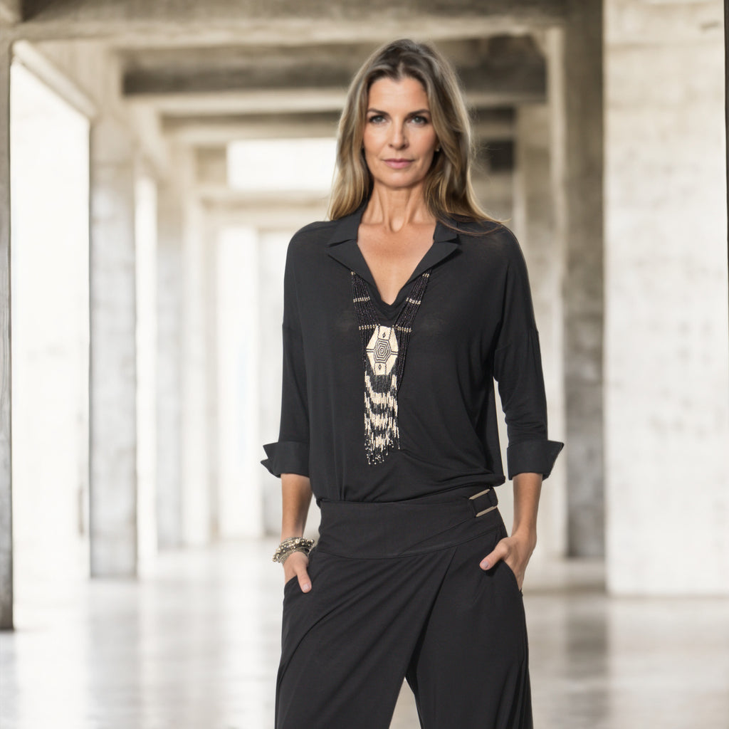 Colar étnico de miçangas