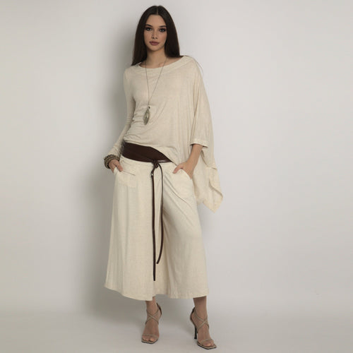 Aurora - Saia-calça com fivela