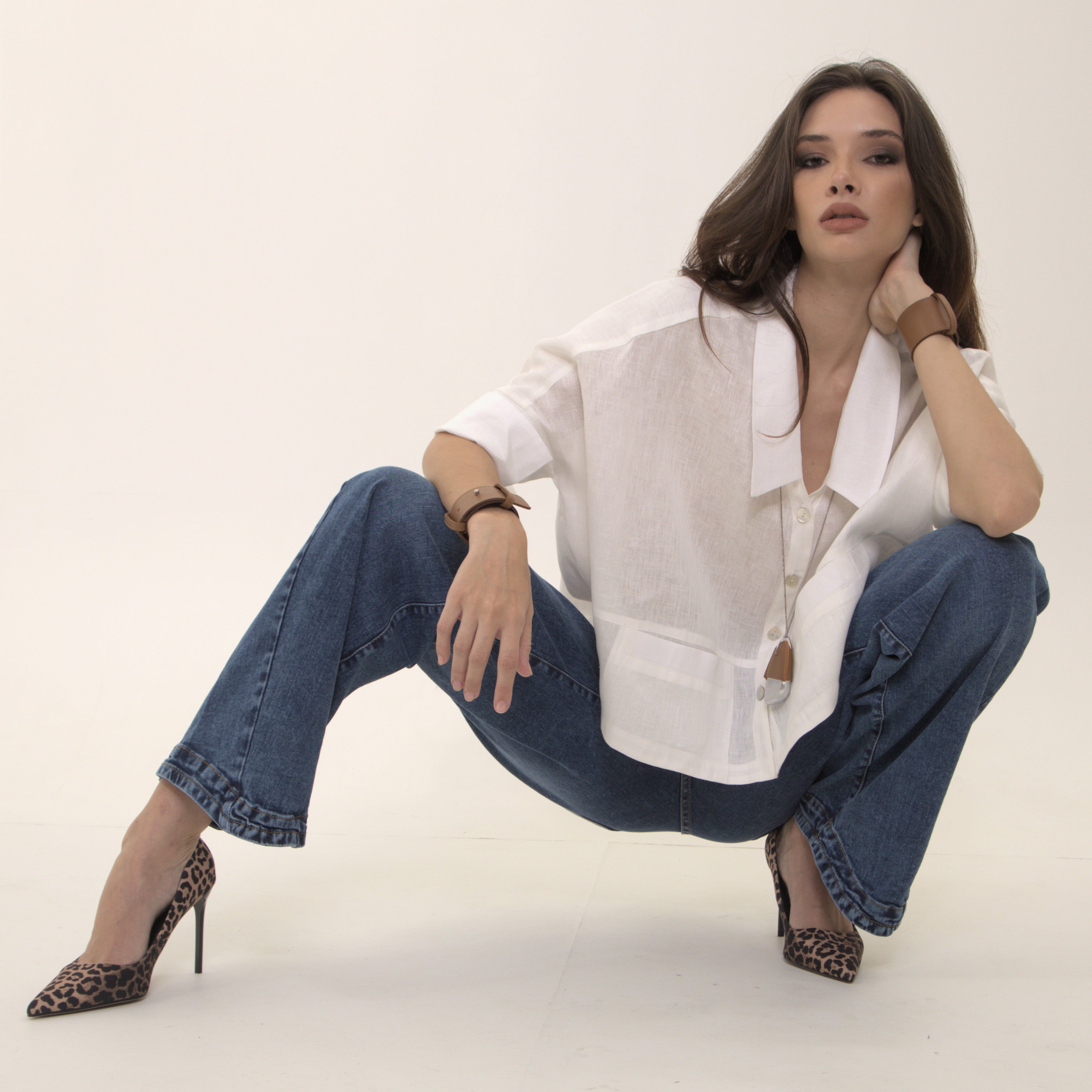 Lara - Calça jeans barrel cut #melhorjeansquejausei