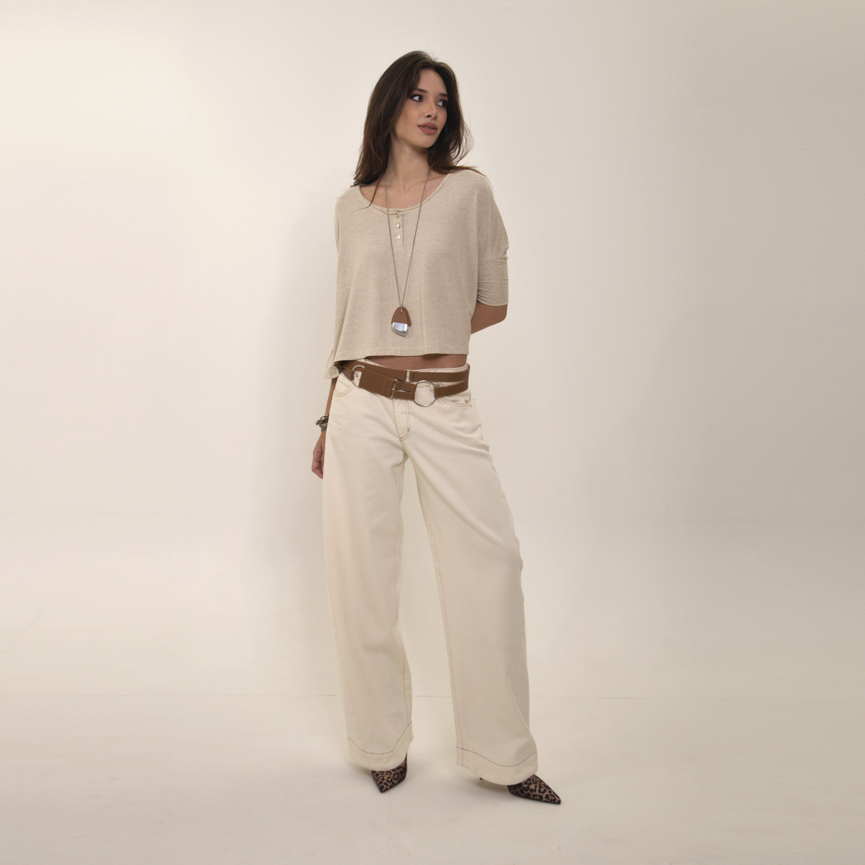 Lara - Calça jeans barrel cut #melhorjeansquejausei