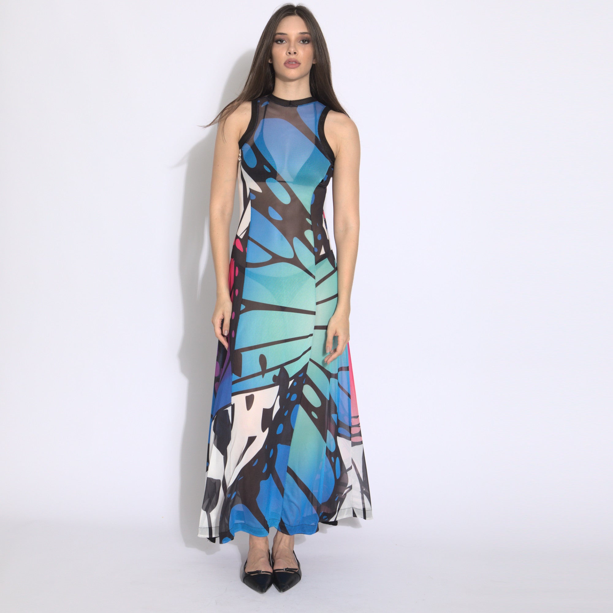 Mesh Dress - veste em tule (segunda pele)