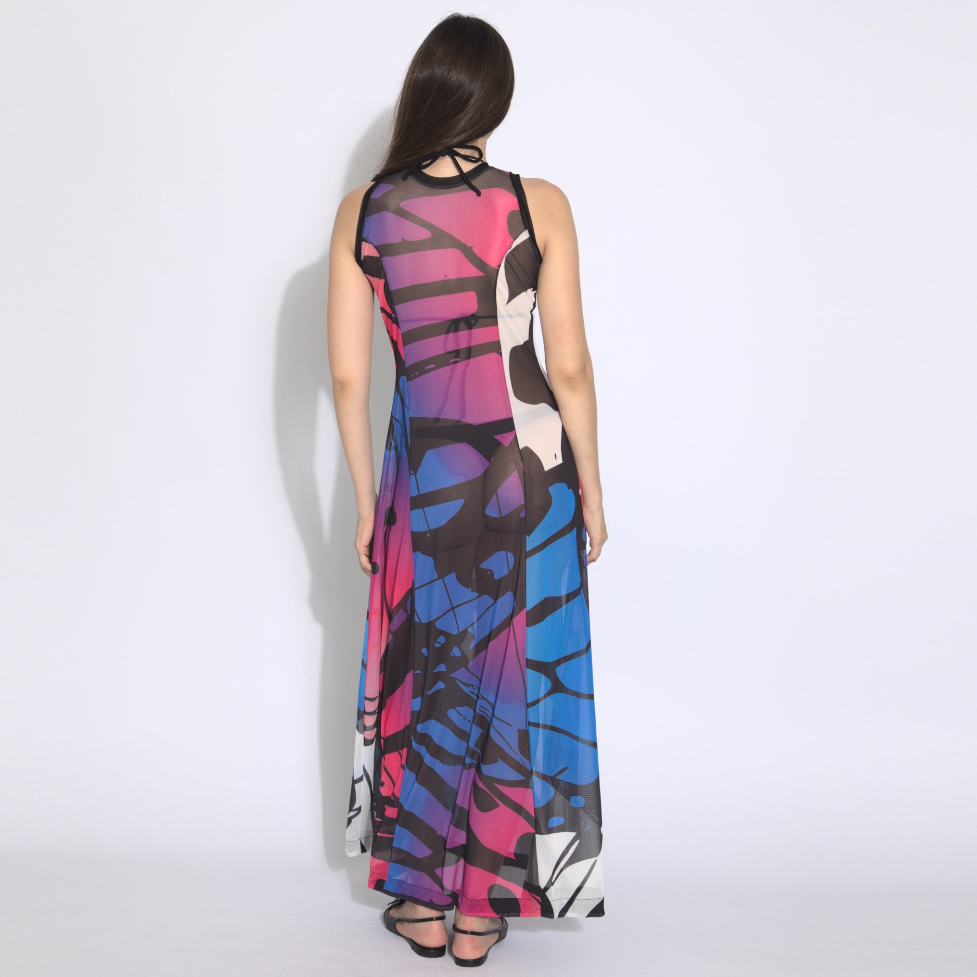 Mesh Dress - veste em tule (segunda pele)