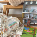 Kit Pijama Casinha - kit infantil com pijama para colorir e casinha montável