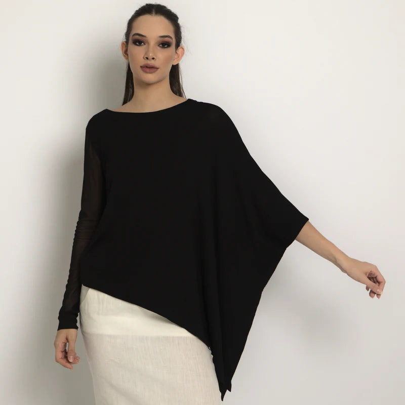 Naomi - blusa em malha assimétrica